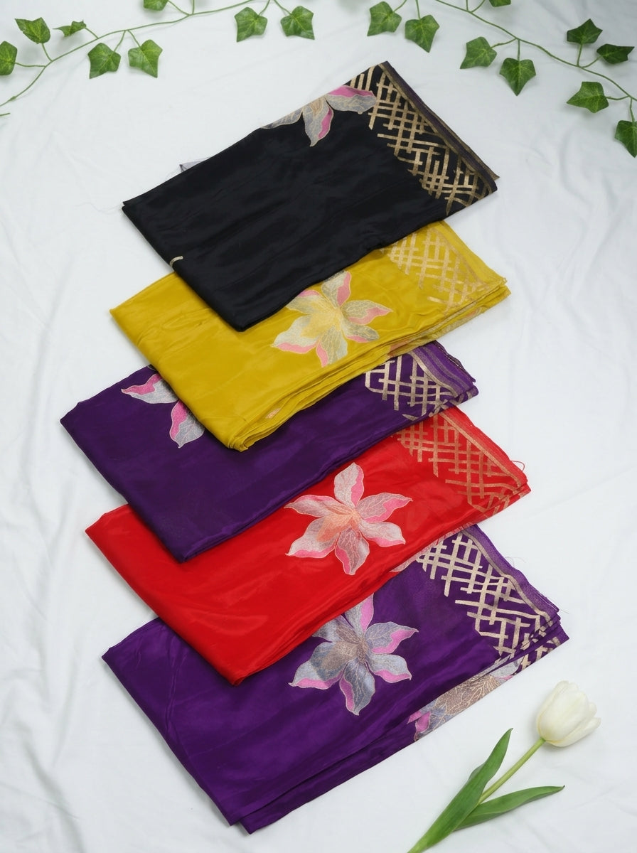 Banaras Mashru Crepe Saree