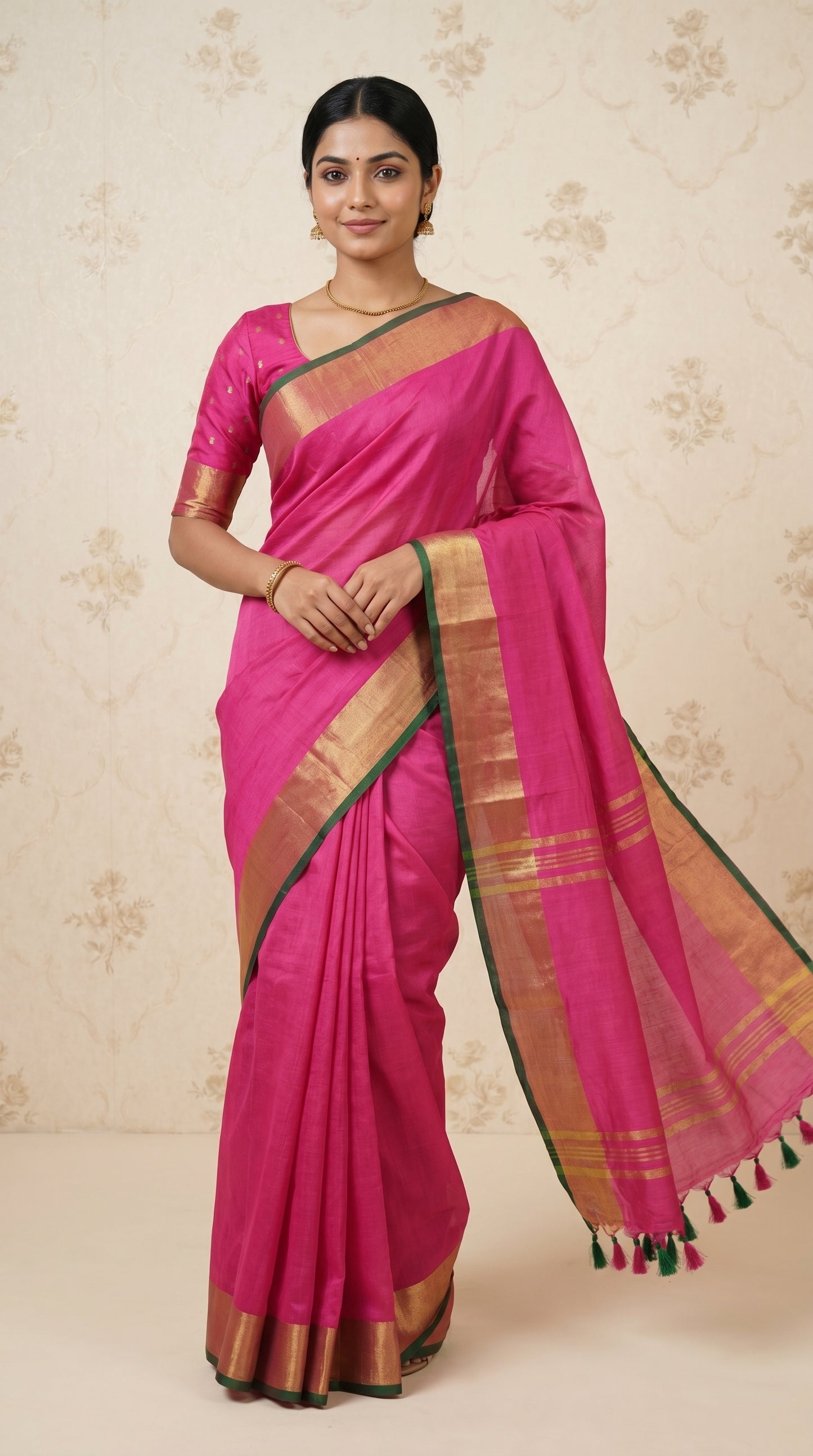 Linen Handloom Saree