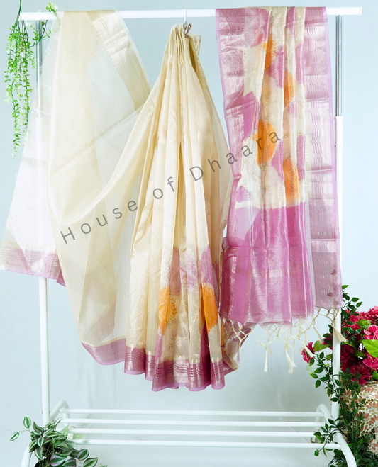 Half White & Pink - Kota Tissue