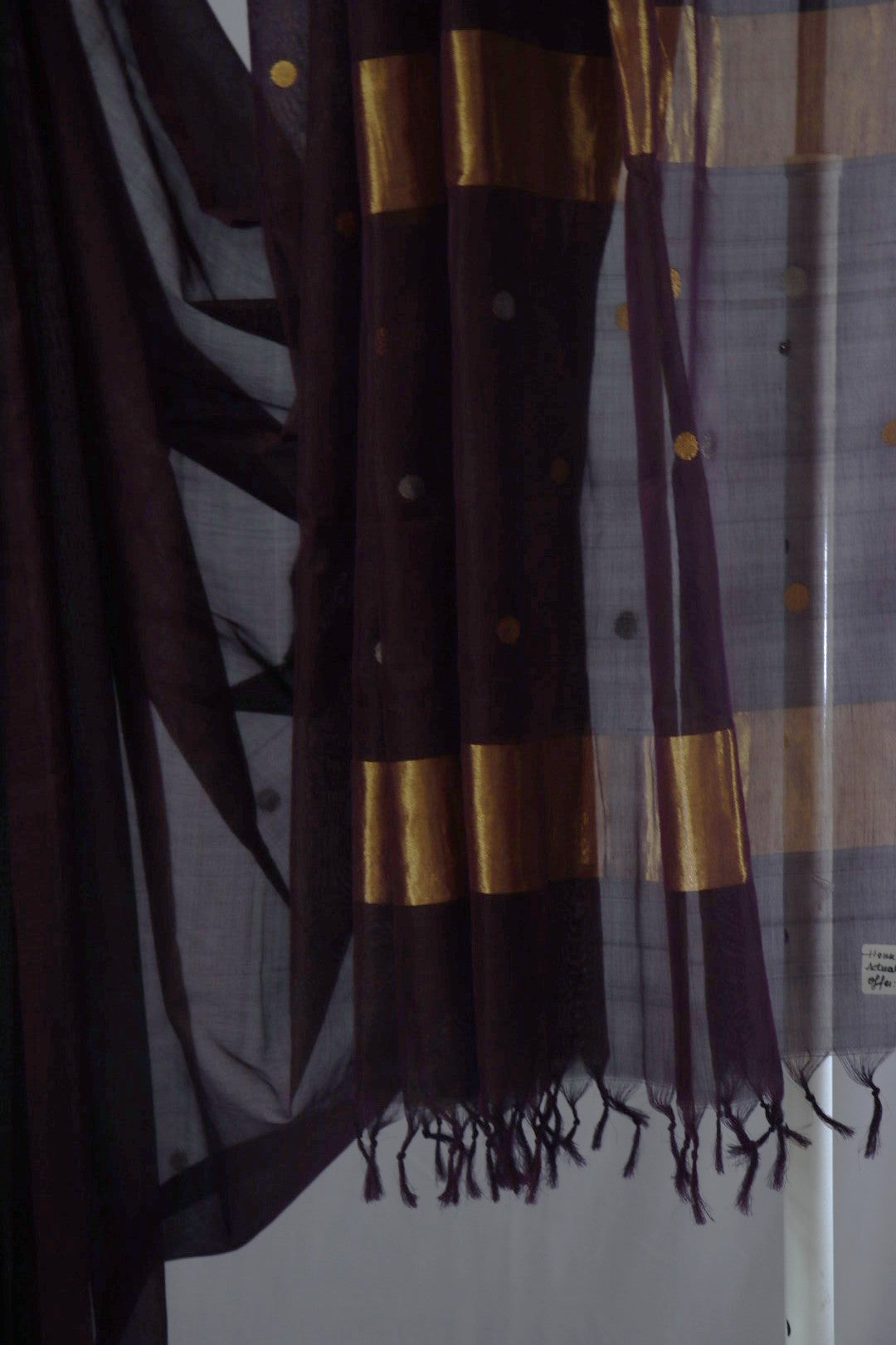 Brown Venkatagiri Pattu Saree