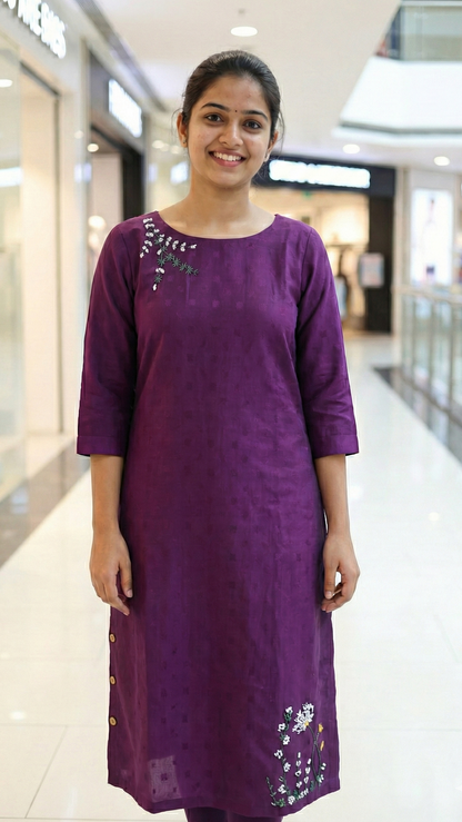 Viscose Cotton Kurti