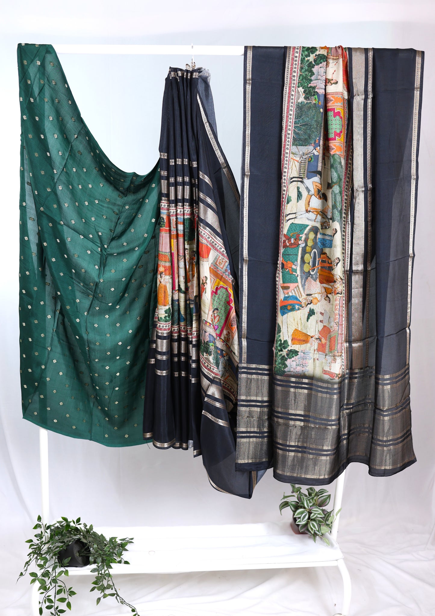 Mysore crepe Silk-Black