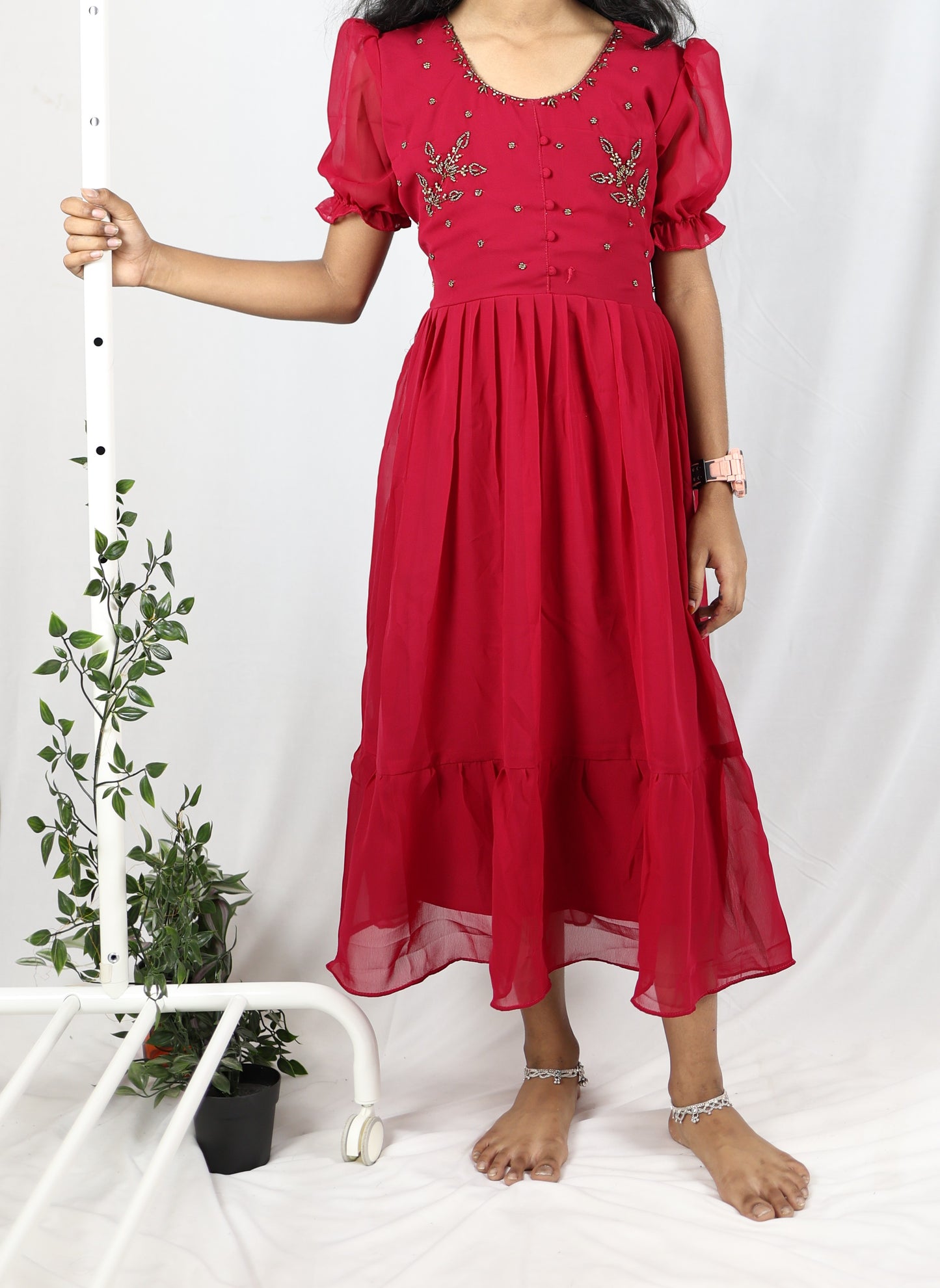 pink-georgette-kids-frock-yoke