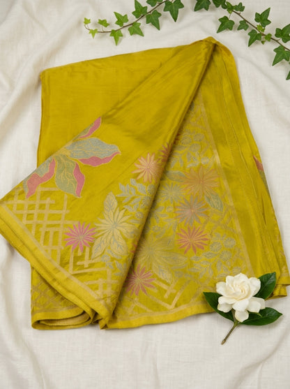 Banaras Mashru Crepe Saree