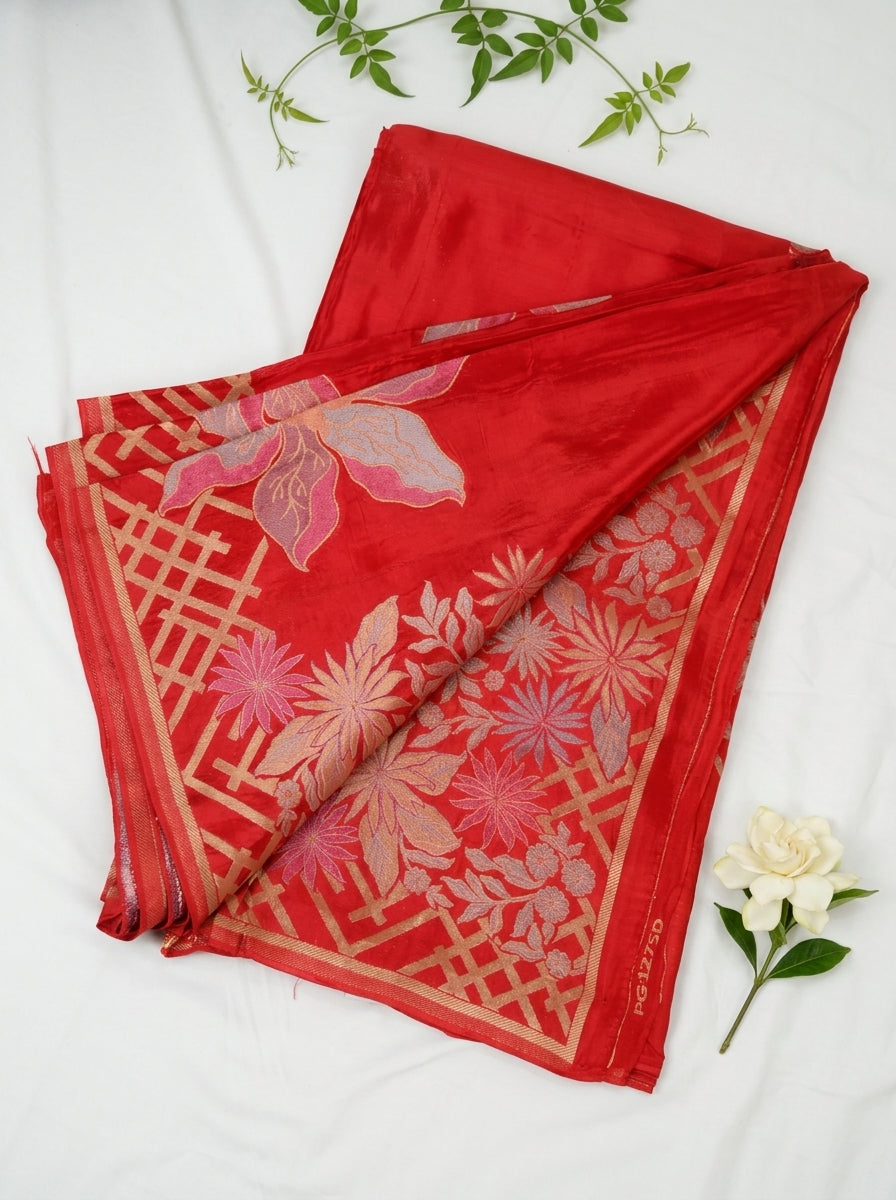 Banaras Mashru Crepe Saree