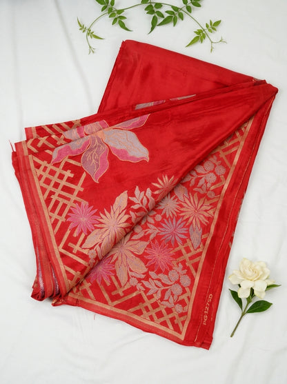 Banaras Mashru Crepe Saree