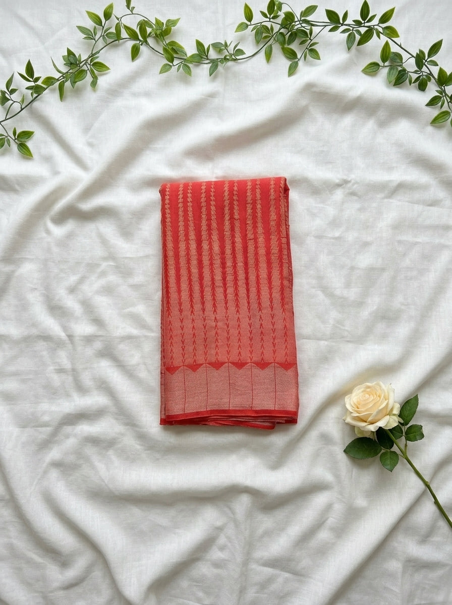 Chinnon Arrow Design Saree