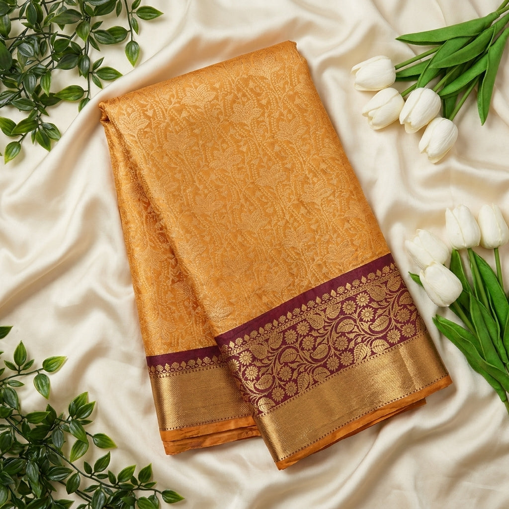 Kanchi pattu semi silk saree