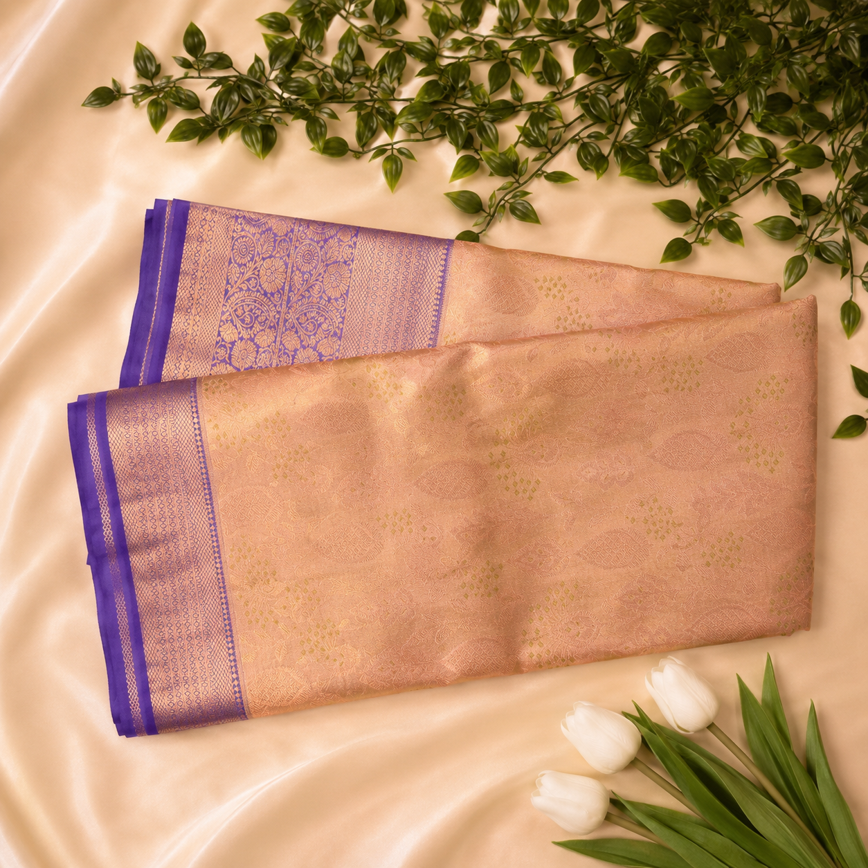 Kanchi pattu semi silk saree