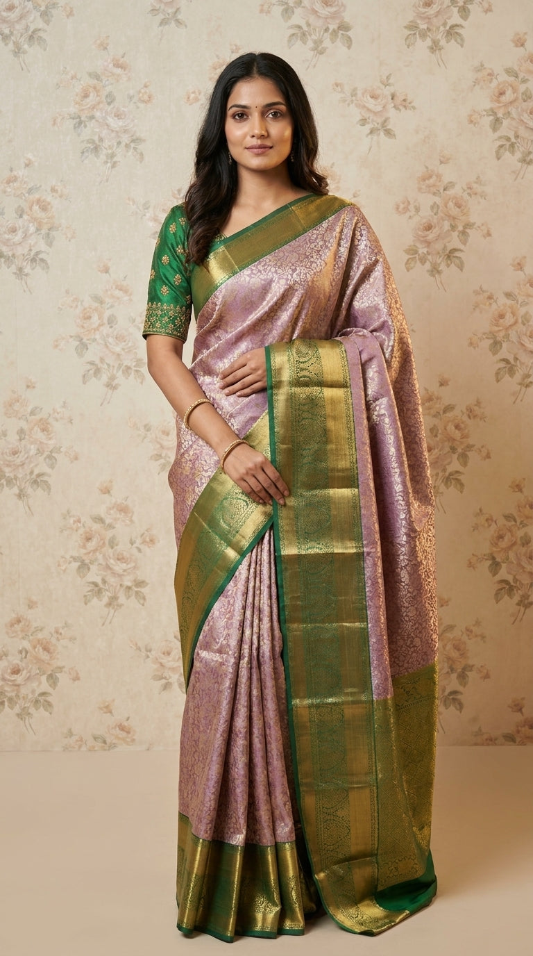 Kanchi pattu semi silk saree