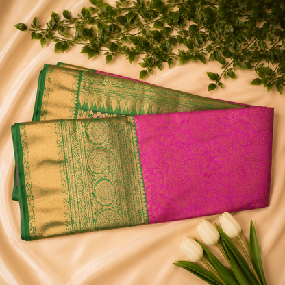 Kanchi pattu semi silk saree