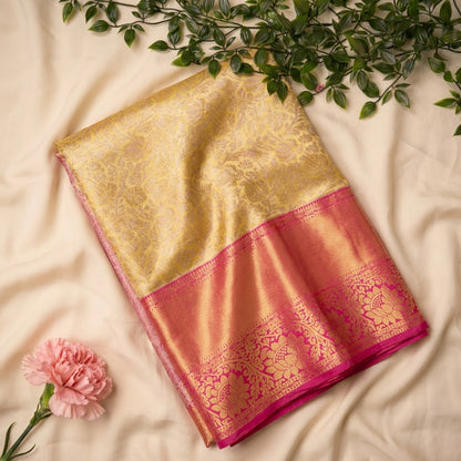 Kanchi pattu semi silk saree