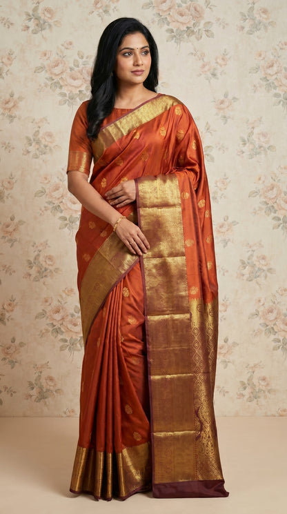 Kanchi pattu semi silk saree