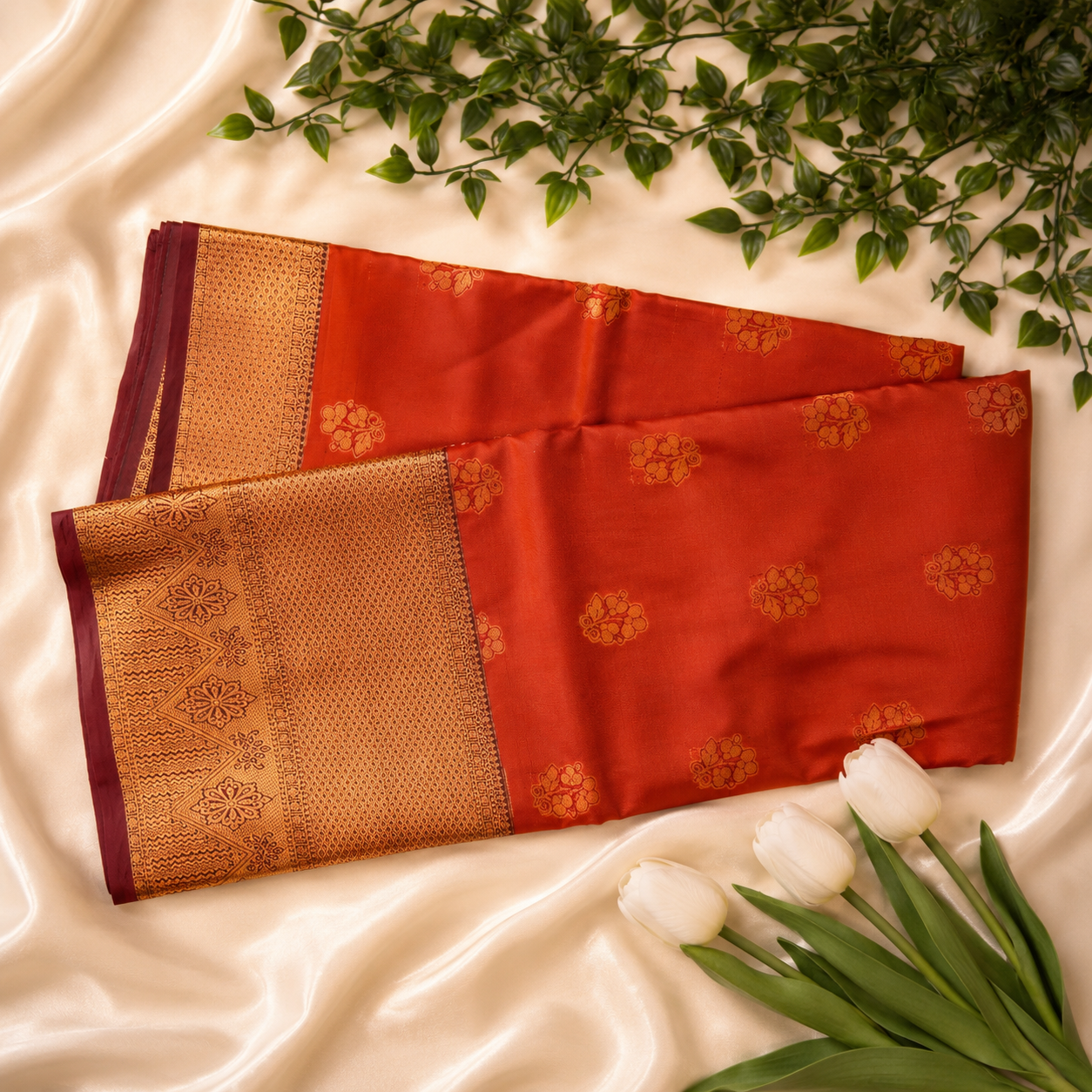 Kanchi pattu semi silk saree