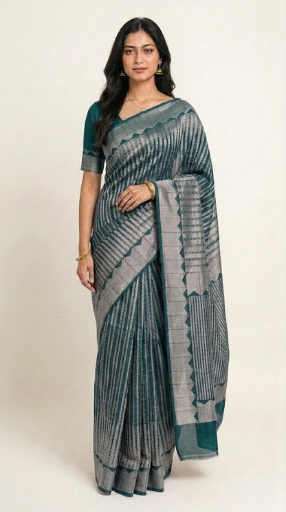 Chinnon Arrow Design Saree