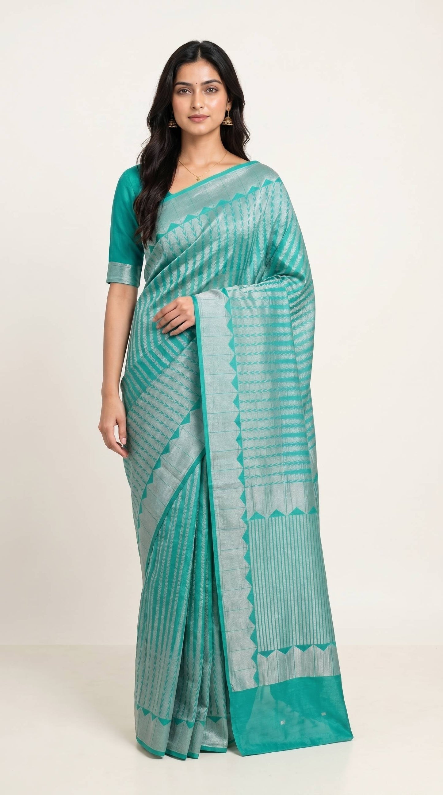 Chinnon Arrow Design Saree
