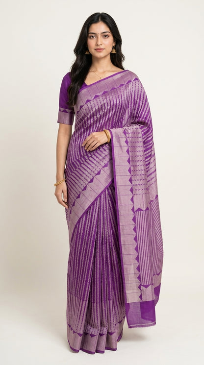 Chinnon Arrow Design Saree