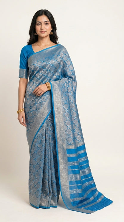 Chinnon Banaras Meenakari Saree
