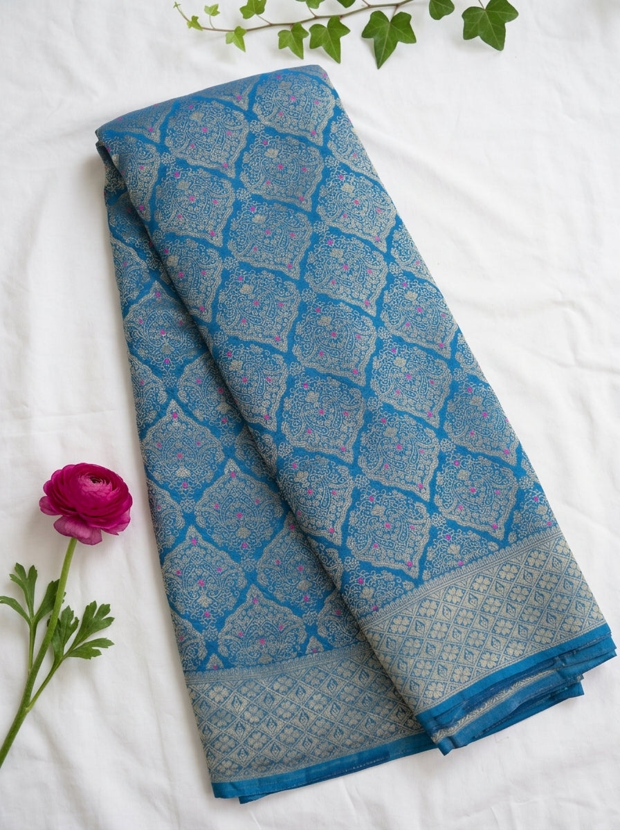 Chinnon Banaras Meenakari Saree