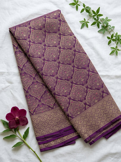 Chinnon Banaras Meenakari Saree