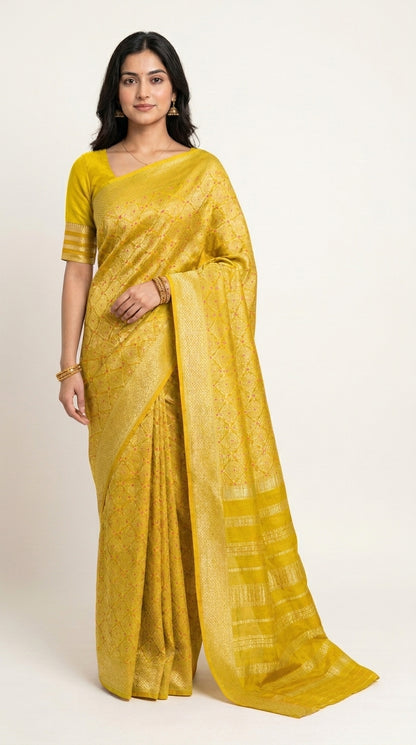 Chinnon Banaras Meenakari Saree