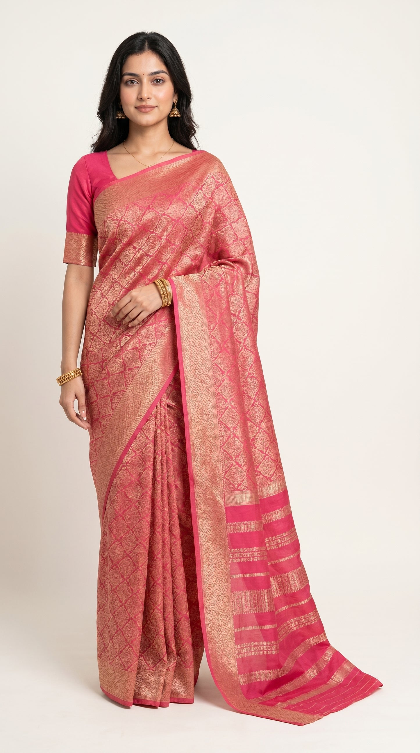 Chinnon Banaras Meenakari Saree
