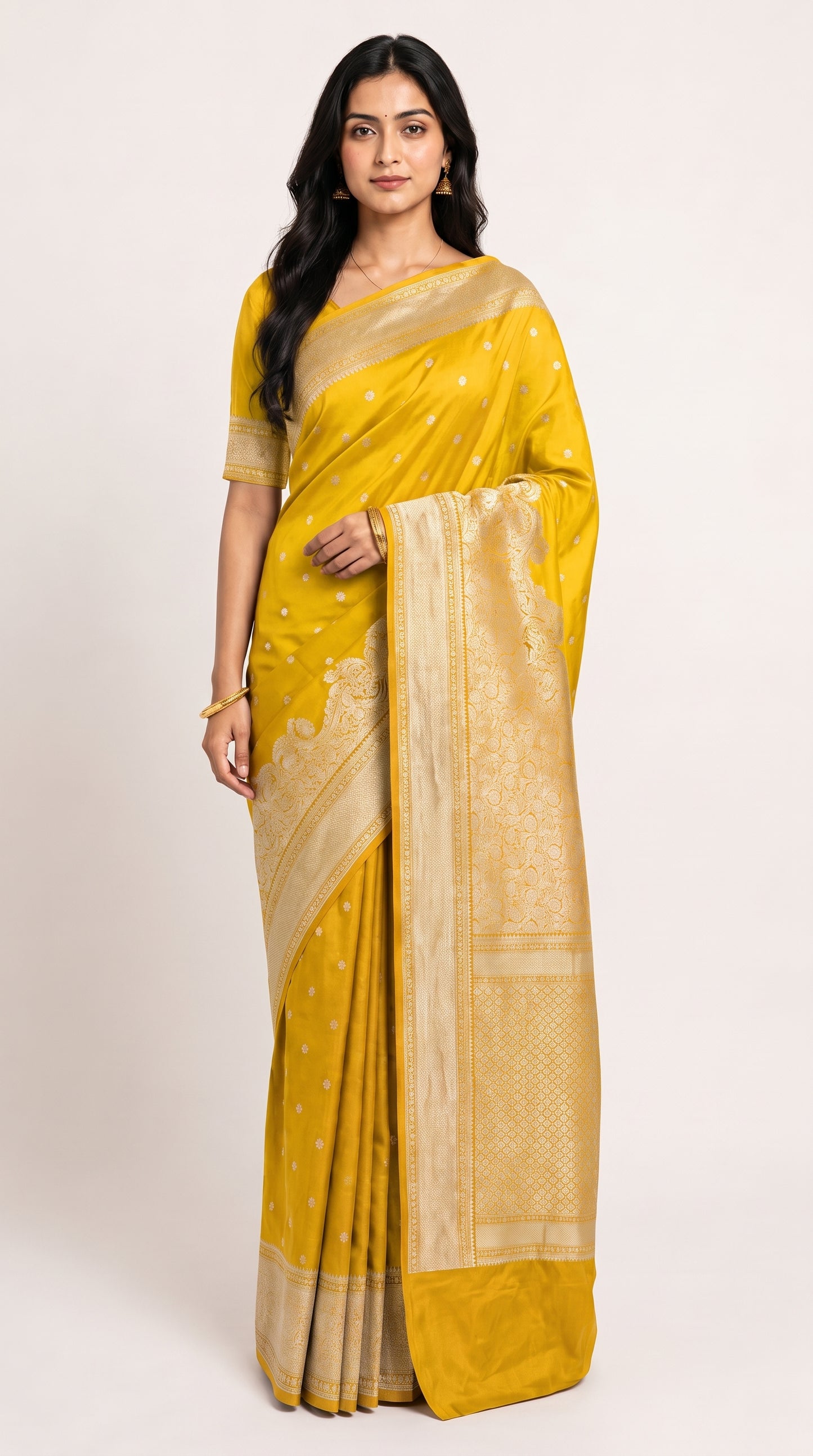Chinnon Banaras Brocade Temple Weaving