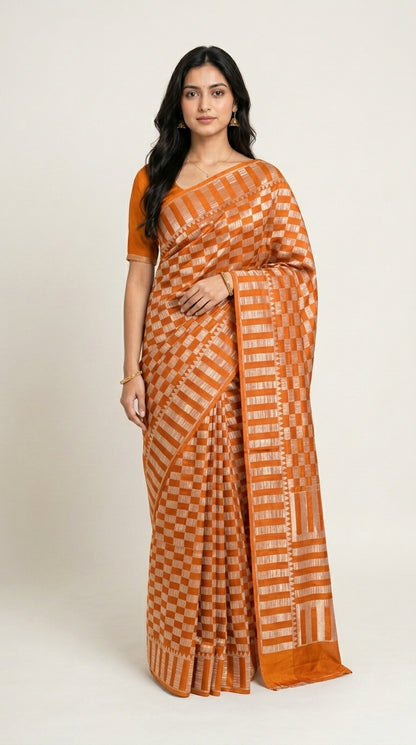Chinnon Banaras Checks Weaving