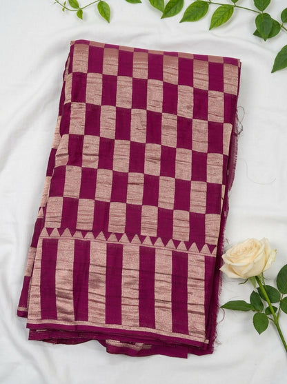 Chinnon Banaras Checks Weaving