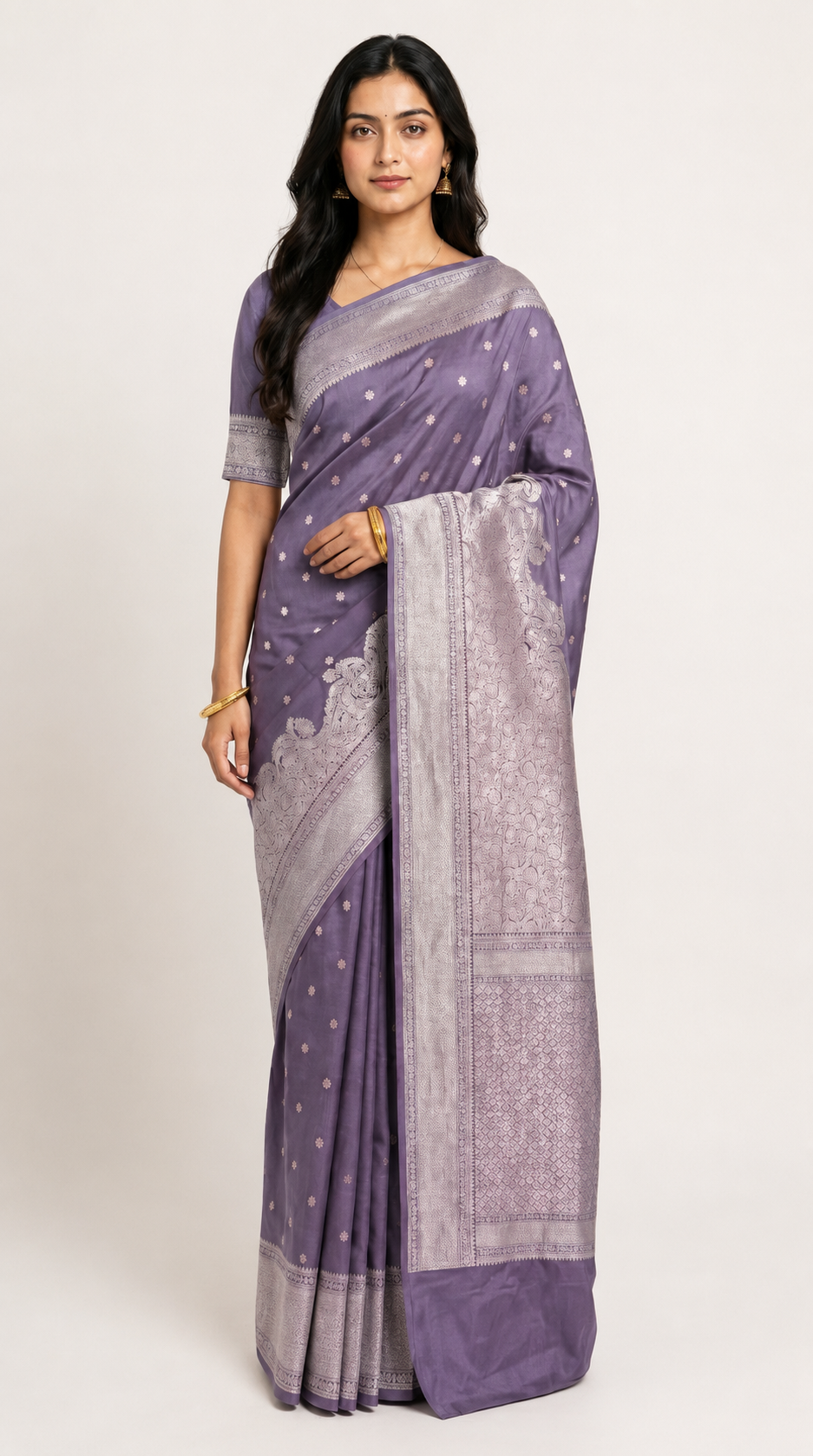 Chinnon Banaras Brocade Temple Weaving