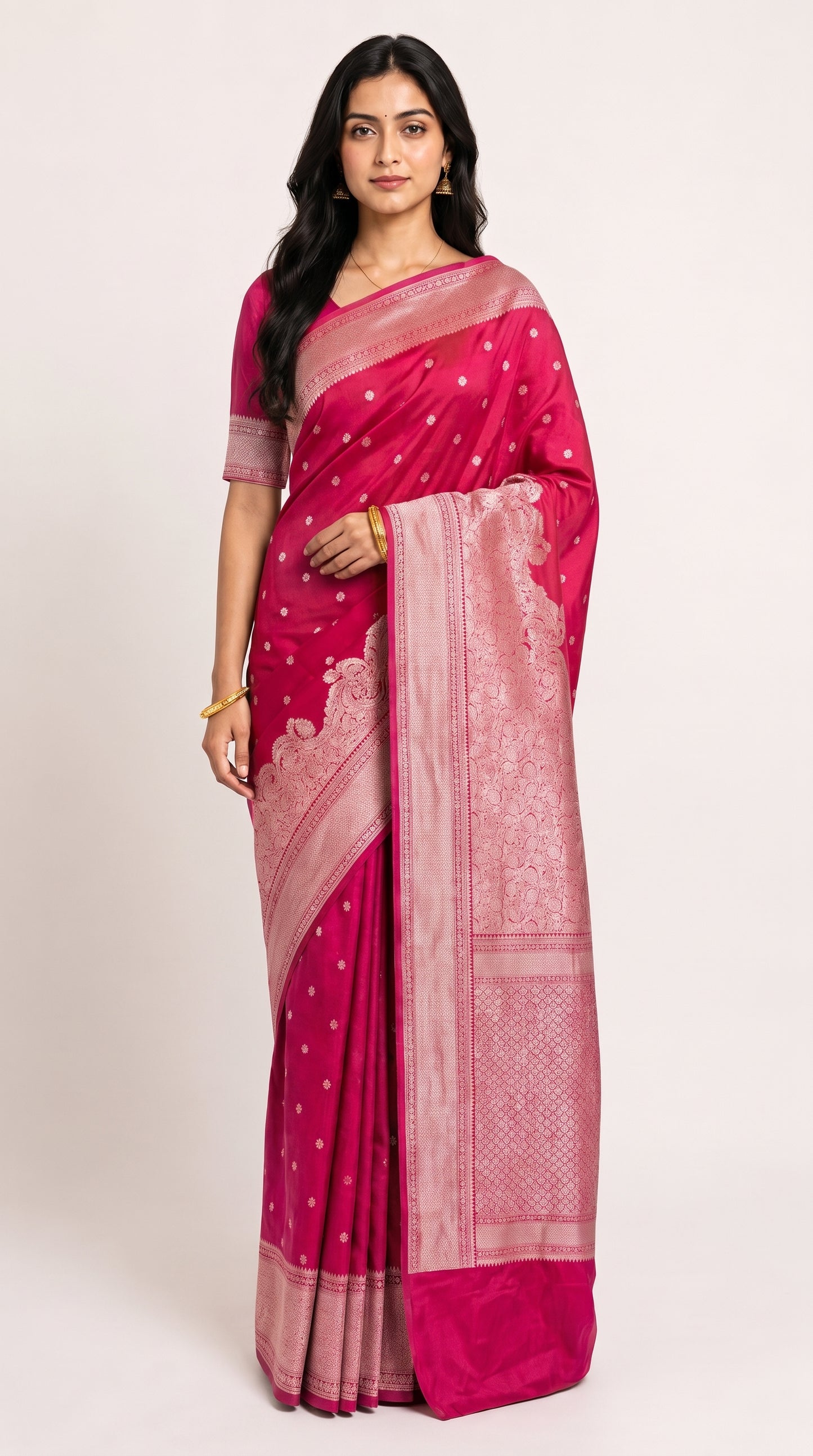 Chinnon Banaras Brocade Temple Weaving