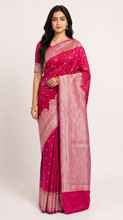 Chinnon Banaras Brocade Temple Weaving