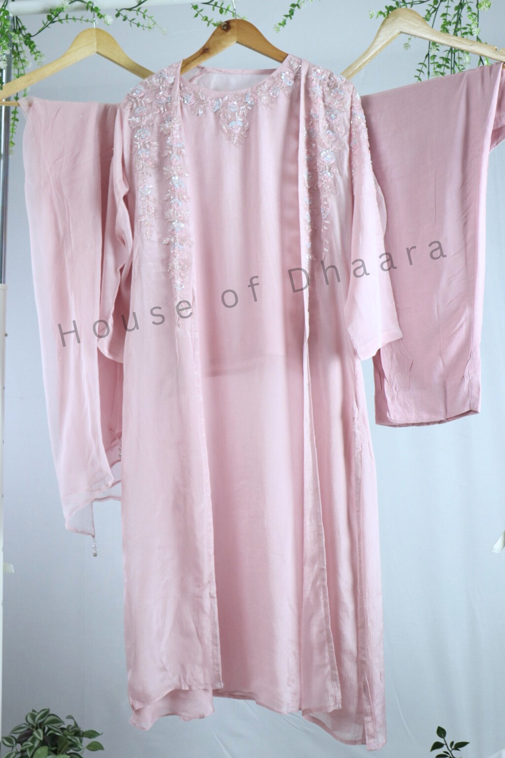Light Lavender / Pink Designer Kurti Set