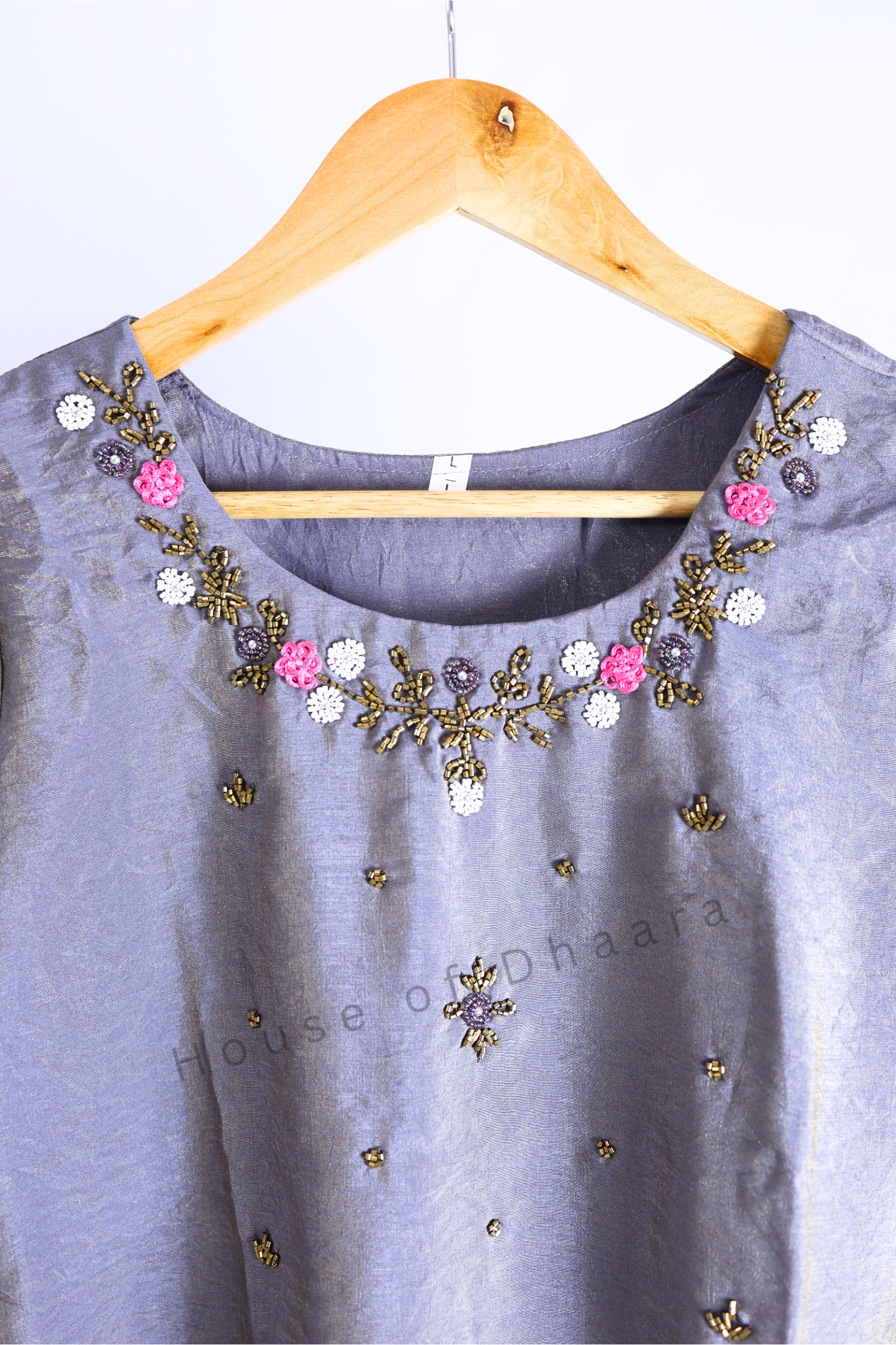 Light Purple Shimmer Kurti