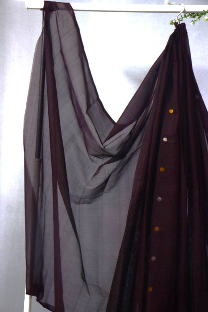 Brown Venkatagiri Pattu Saree
