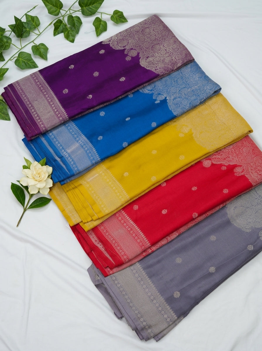 Chinnon Banaras Brocade Temple Weaving